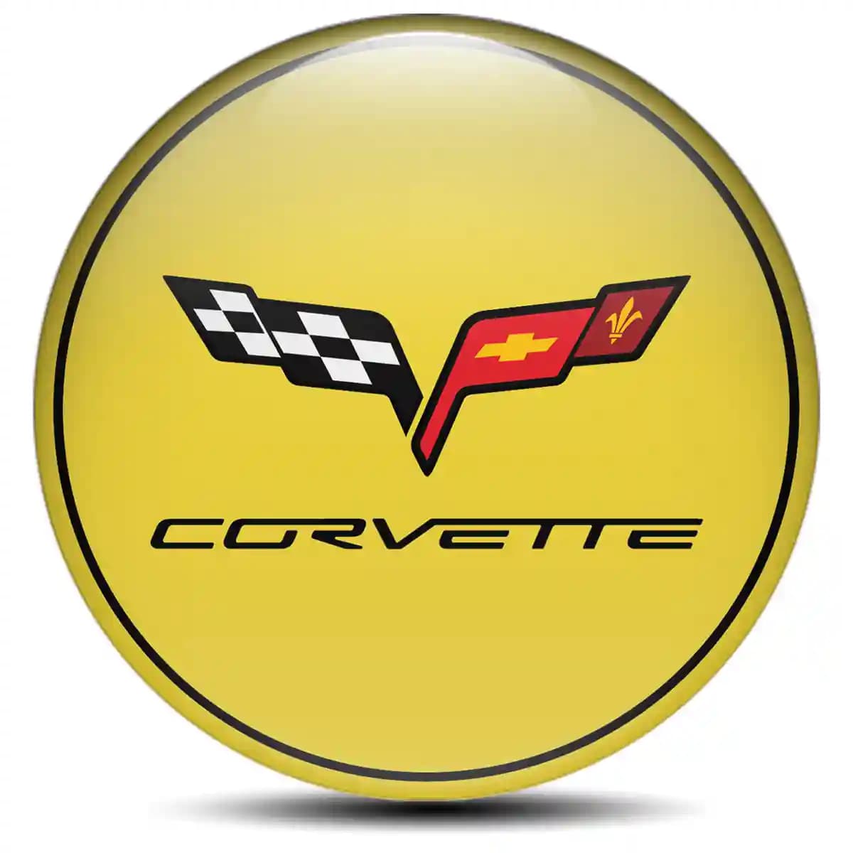 Chevrolet Corvette Domed Emblem Self-Adhesive Limited Edition