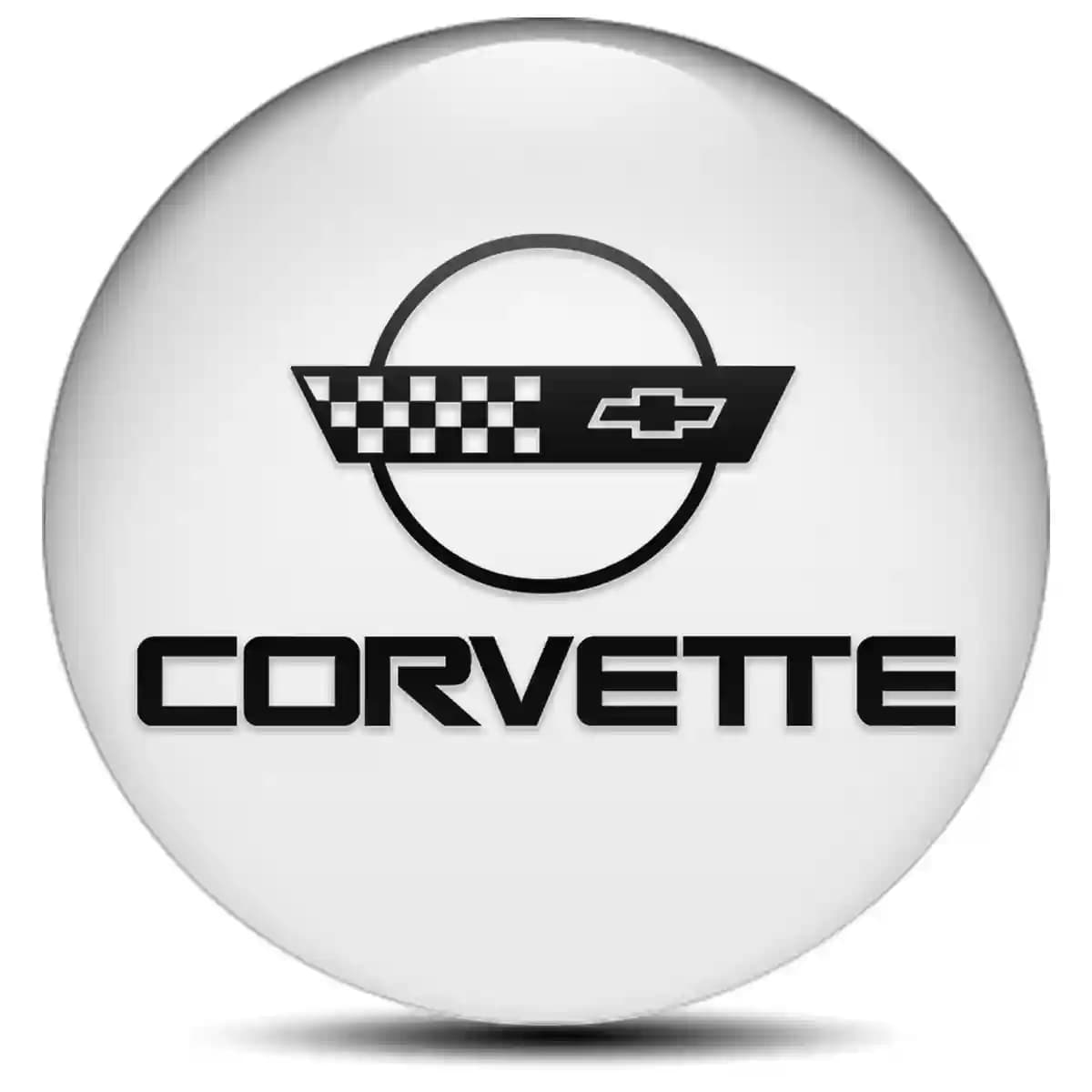 Chevrolet Corvette Domed Emblem Self-Adhesive Premium Edition