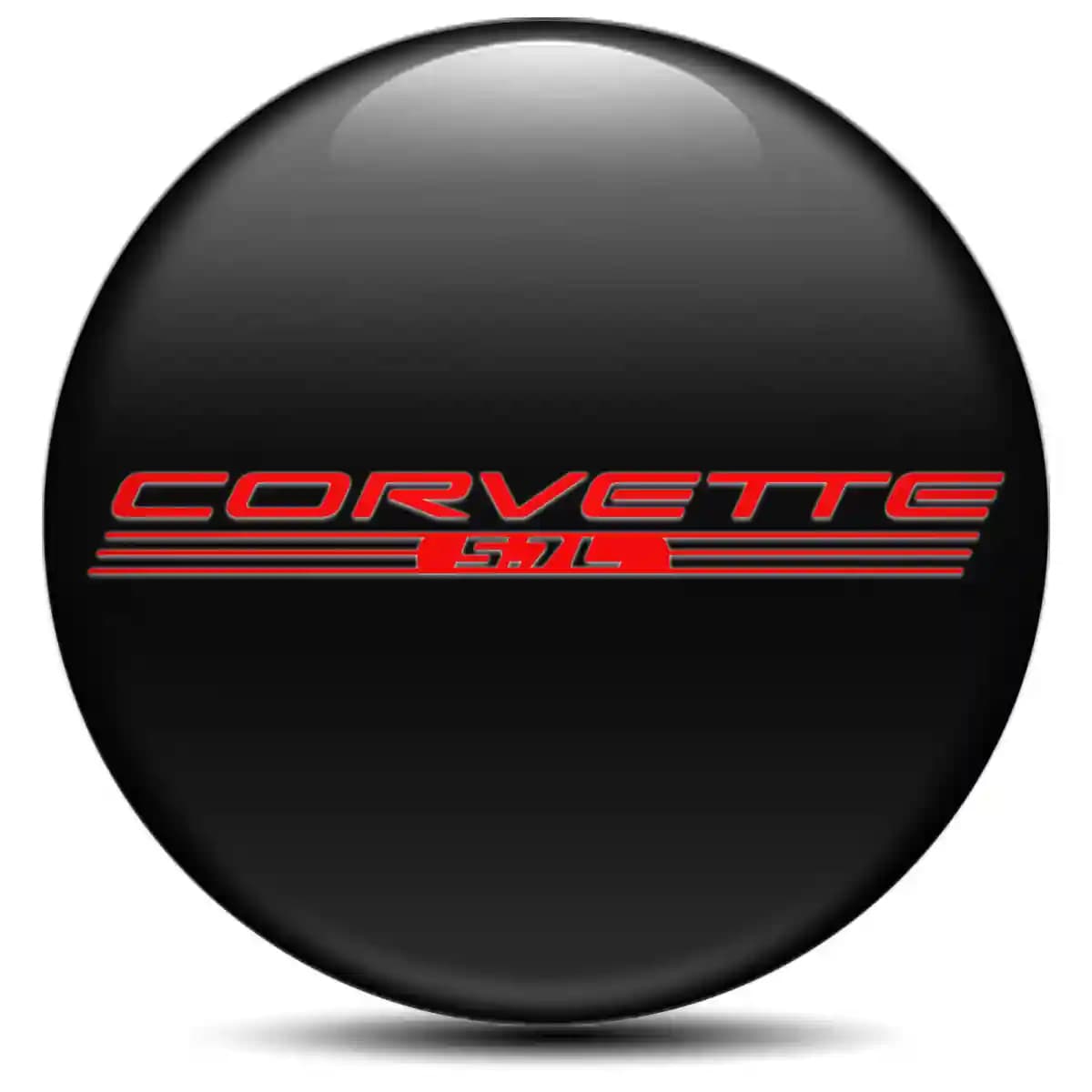 Chevrolet Corvette Domed Emblem Self-Adhesive Premium Quality