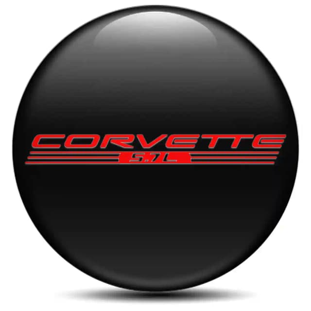 Chevrolet Corvette Domed Emblem Self-Adhesive Premium Quality