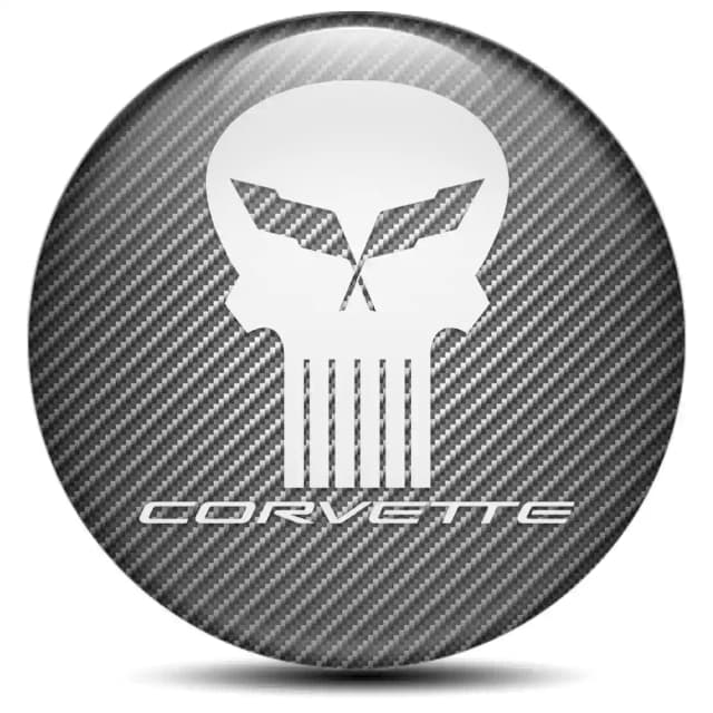 Chevrolet Corvette Domed Emblem Self-Adhesive Stylish Design