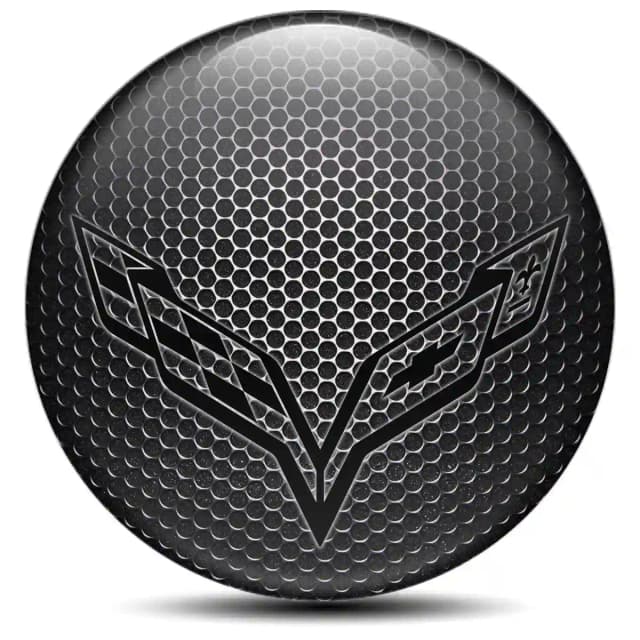 Chevrolet Corvette Domed Emblem Stylish Design