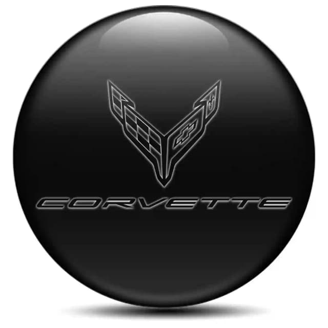 Chevrolet Corvette Domed Sticker High Quality