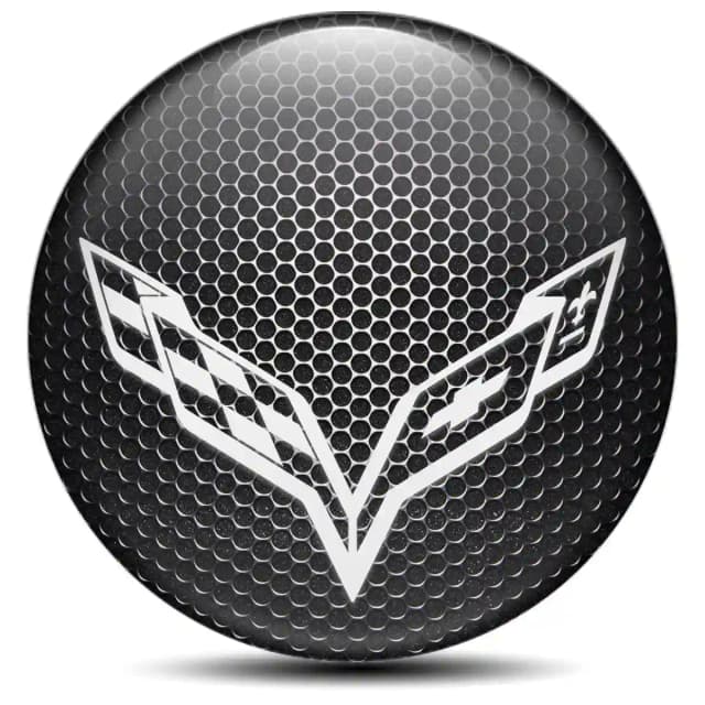 Chevrolet Corvette Domed Sticker Luxury Edition