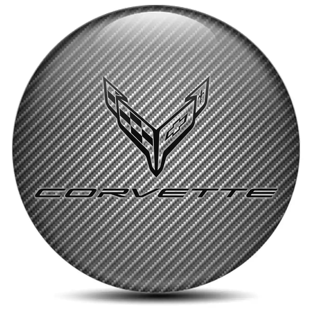 Chevrolet Corvette Domed Sticker Self-Adhesive Premium Edition