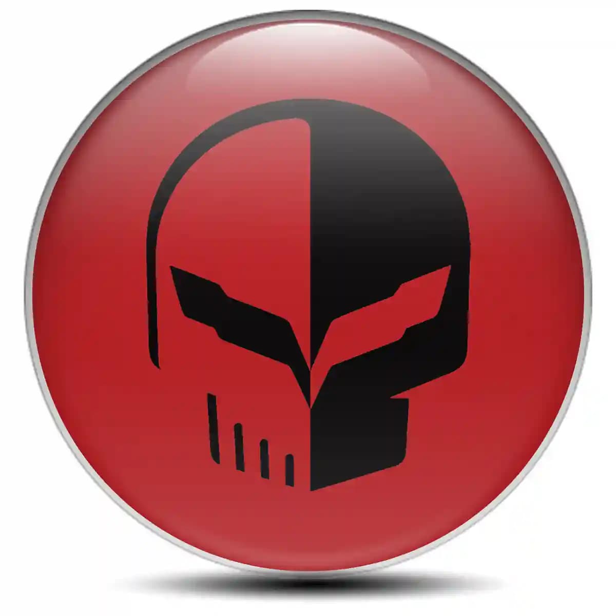 Chevrolet Corvette Domed Sticker Stylish Design