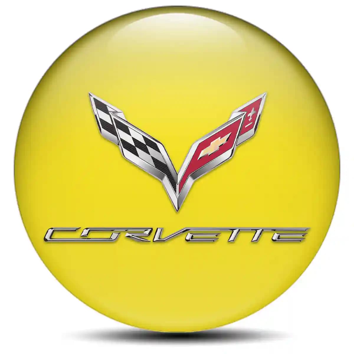 Chevrolet Corvette Emblem Badge Self-Adhesive High Quality