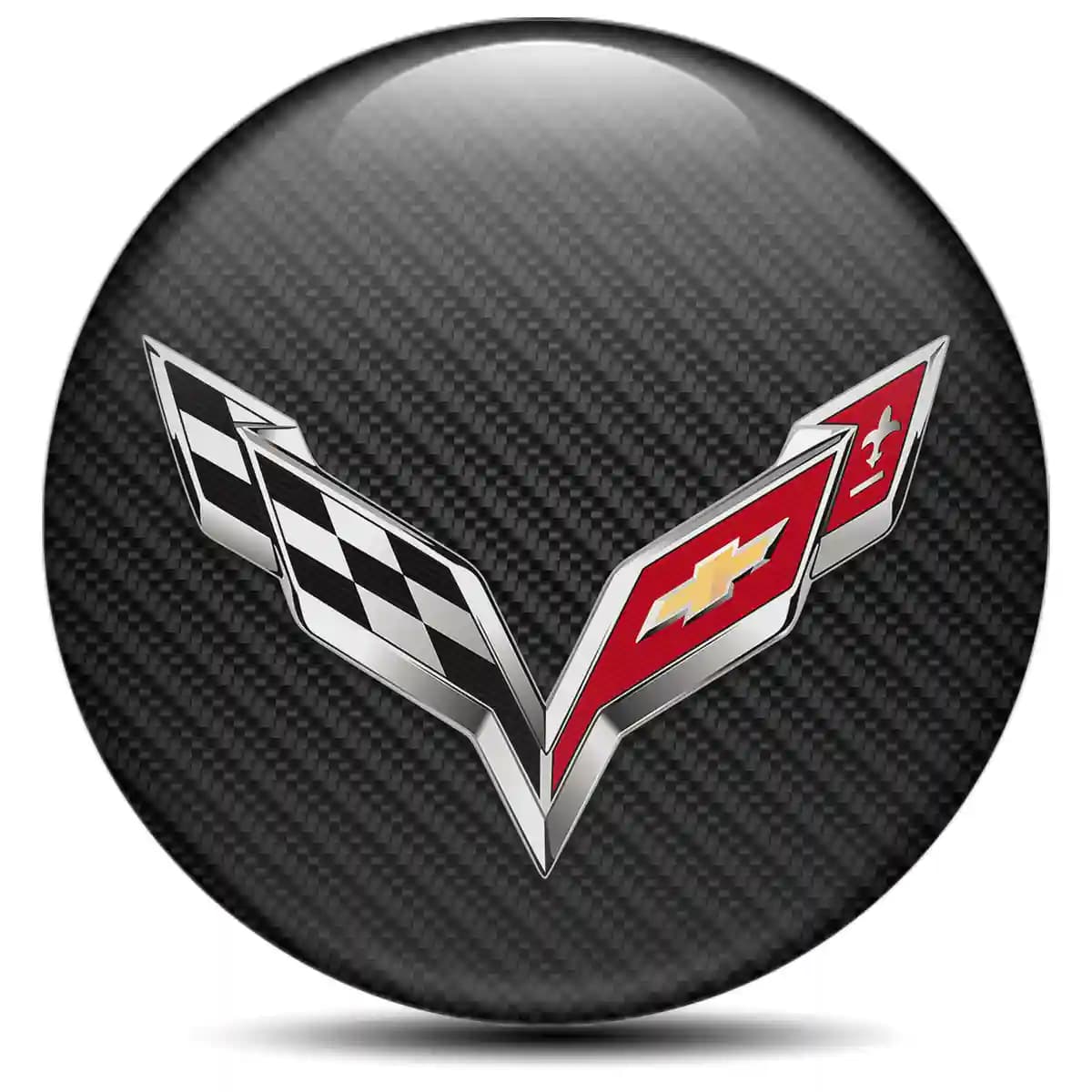 Chevrolet Corvette Emblem Badge Self-Adhesive Premium Quality