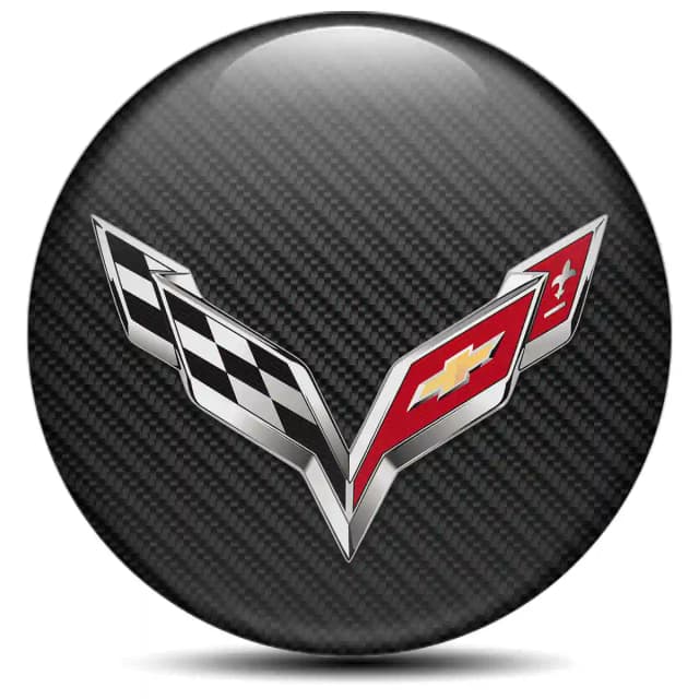 Chevrolet Corvette Emblem Badge Self-Adhesive Premium Quality