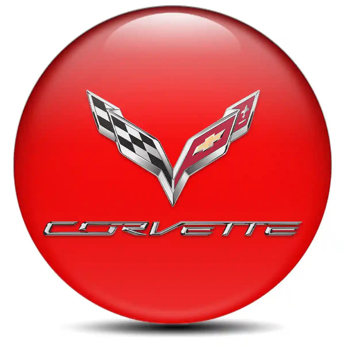 Chevrolet Corvette Emblem Center Hup Cap High Quality