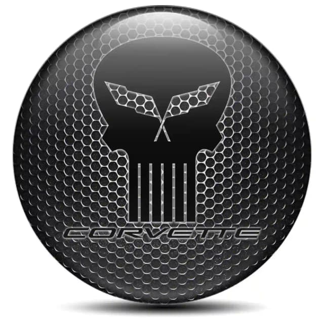 Chevrolet Corvette Emblem Wheel Center Caps Premium Quality