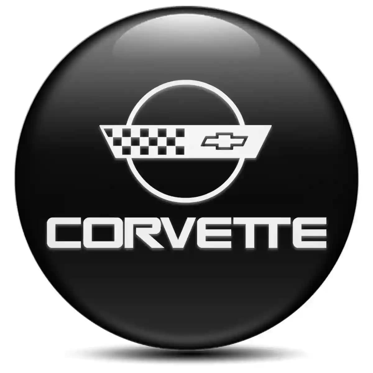 Chevrolet Corvette Emblem Wheel Center Caps Stylish Design