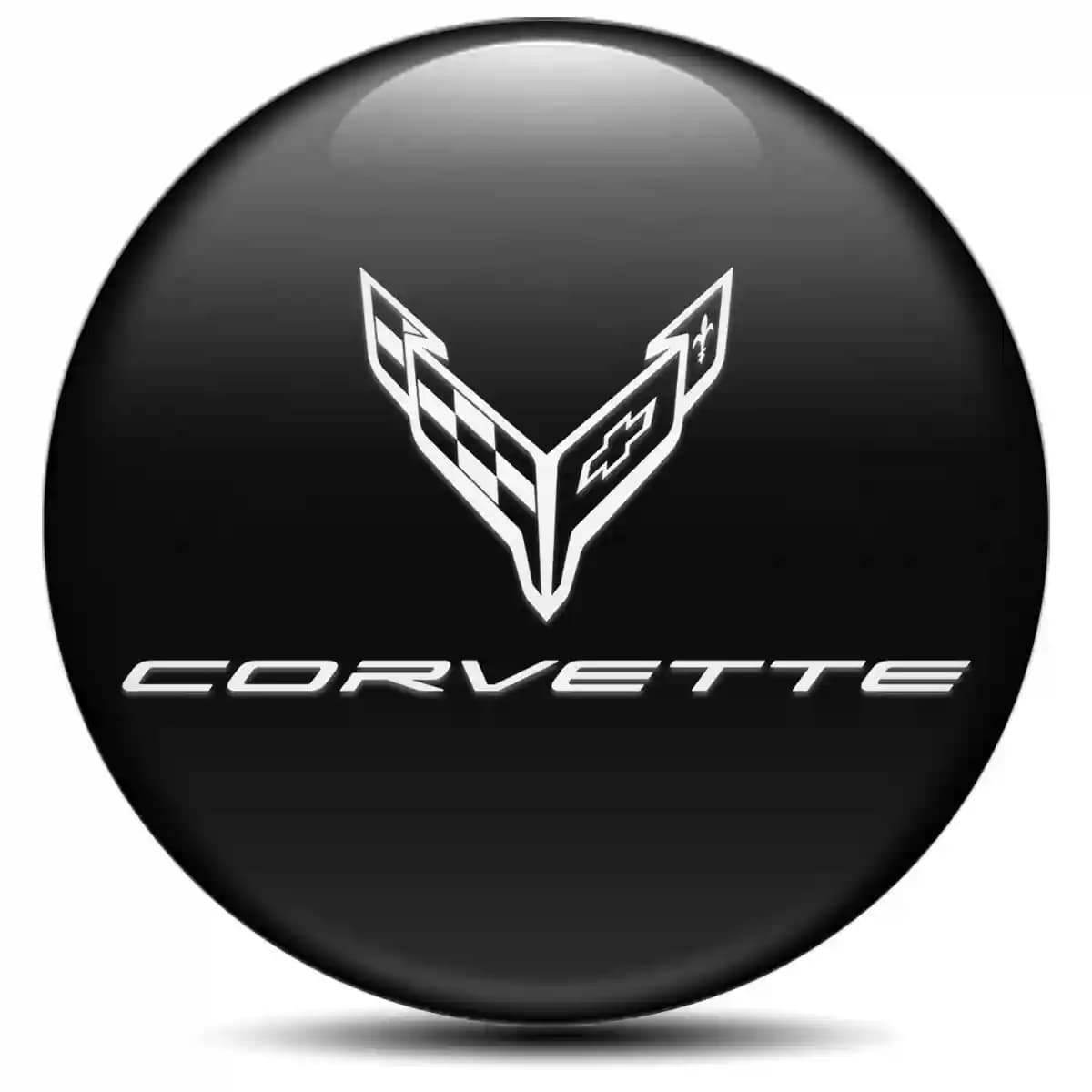 Chevrolet Corvette Epoxy Sticker High Quality