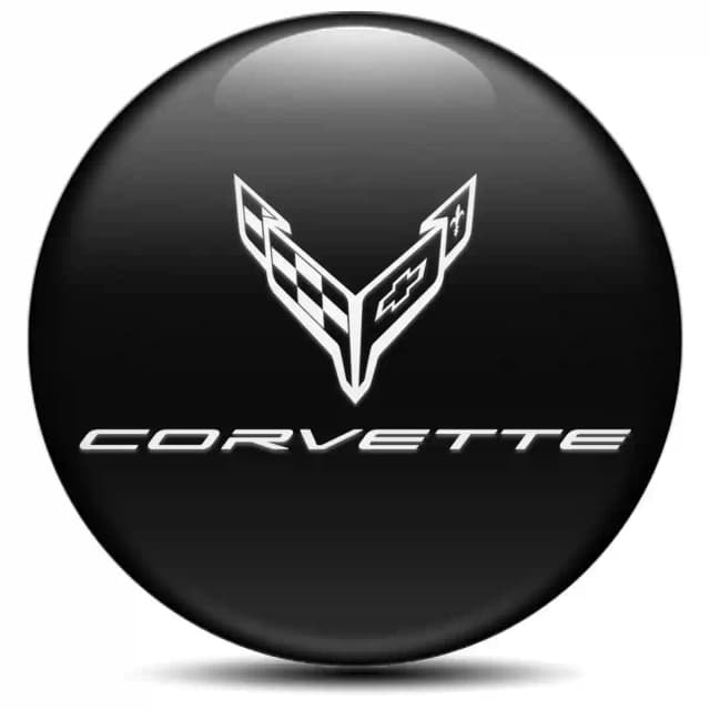 Chevrolet Corvette Epoxy Sticker High Quality