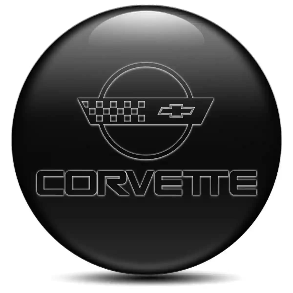 Chevrolet Corvette Logo Emblem Self-Adhesive Premium Quality