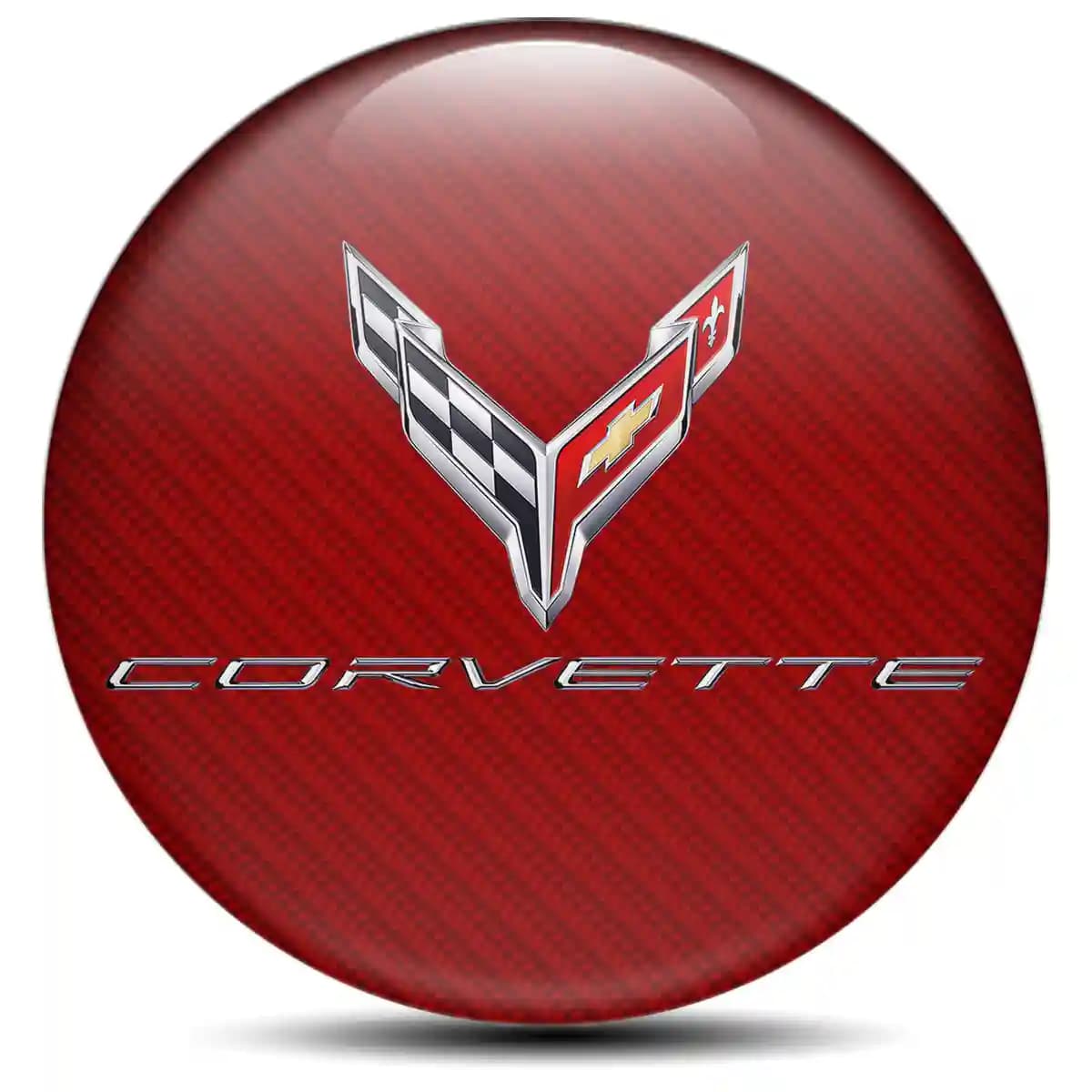Chevrolet Corvette Logo Sticker Premium Quality