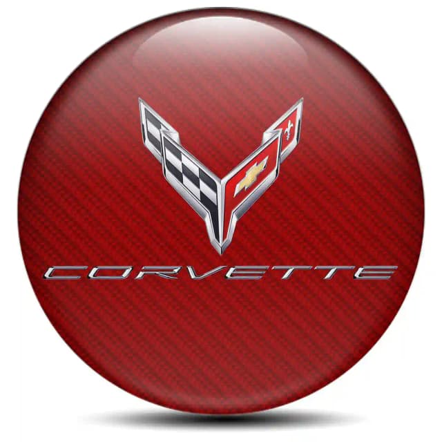 Chevrolet Corvette Logo Sticker Premium Quality