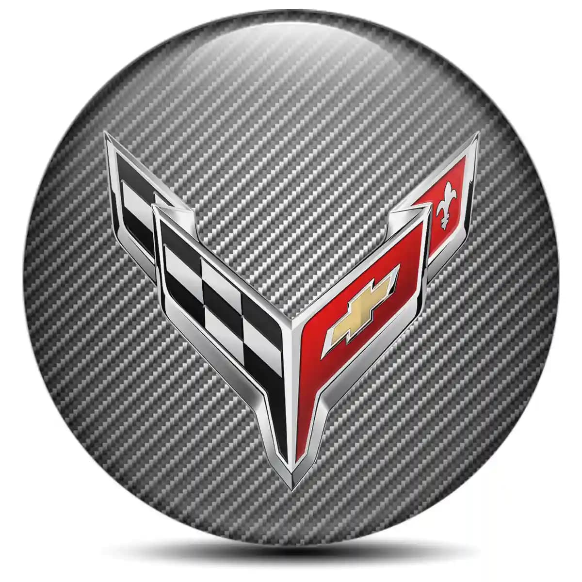 Chevrolet Corvette Logo Sticker Stylish Design