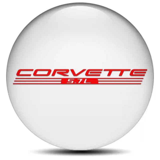 Chevrolet Corvette Sticker Epoxy 3D Gel Limited Edition