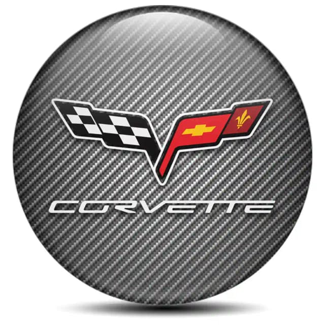 Chevrolet Corvette Sticker Epoxy 3D Gel Premium Edition