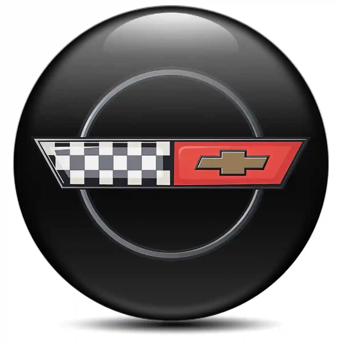 Chevrolet Corvette Sticker Epoxy 3D Gel Premium Quality