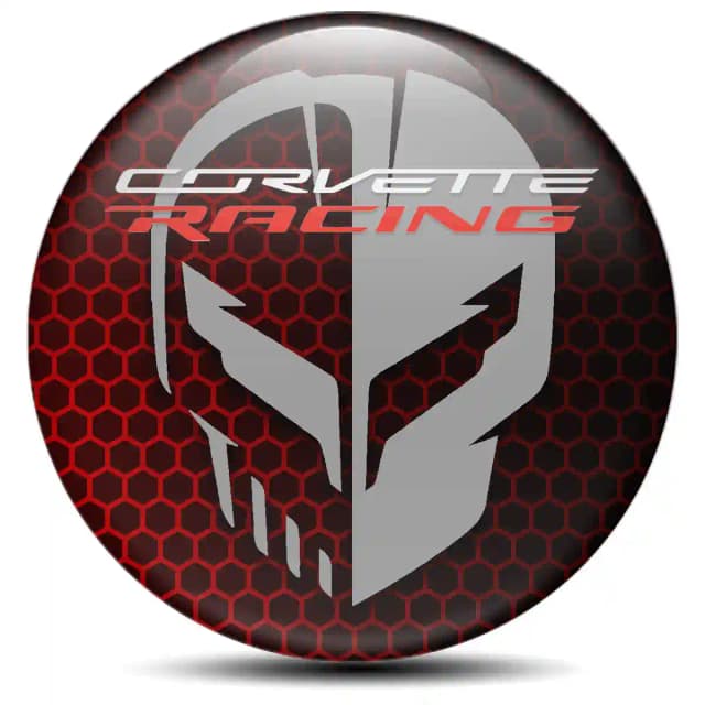 Chevrolet Corvette Wheel Emblem Self-Adhesive High Quality