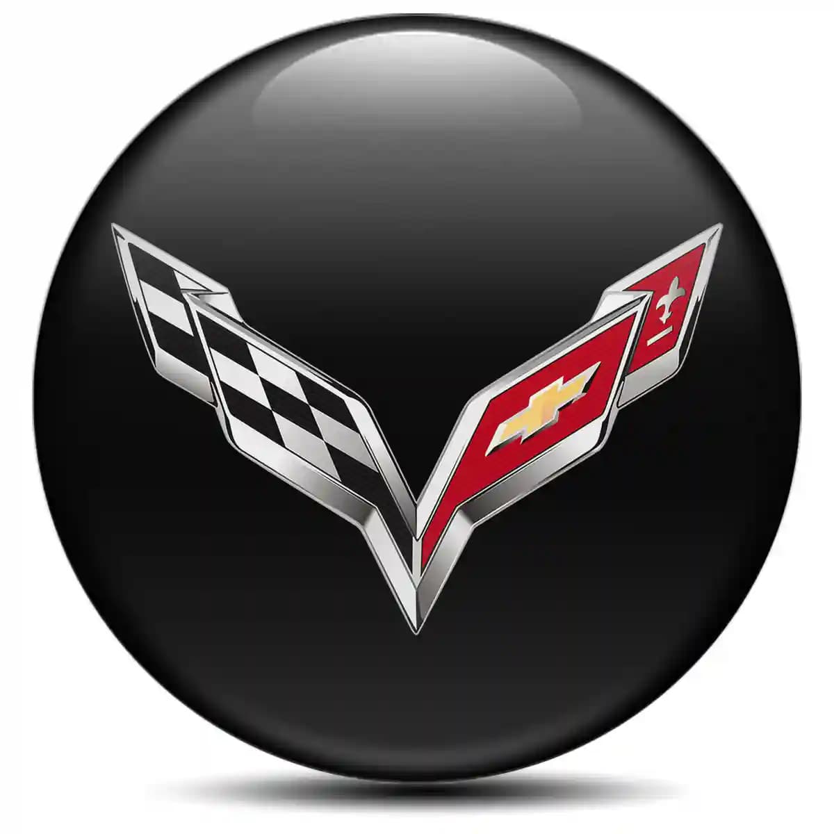 Chevrolet Corvette Wheel Emblem Self-Adhesive Limited Edition