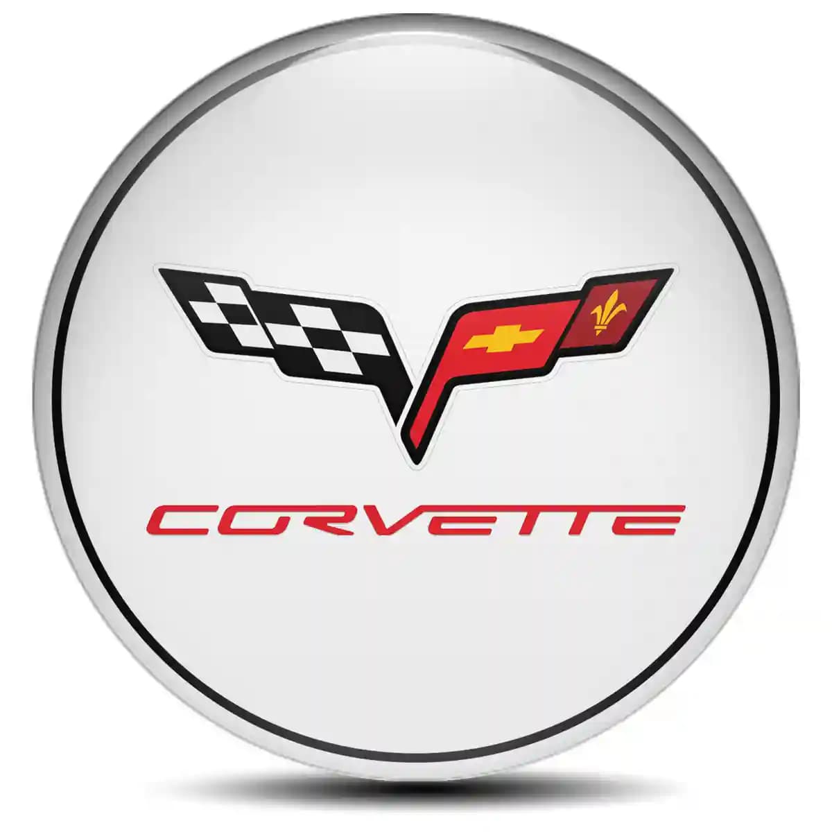 Chevrolet Corvette Wheel Emblem Self-Adhesive Premium Edition