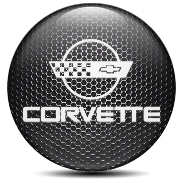 Chevrolet Corvette Wheel Emblem Self-Adhesive Premium Quality