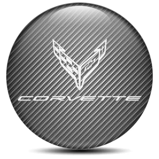 Chevrolet Corvette Wheel Emblems Stylish Design