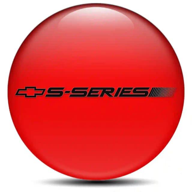 Chevrolet S Series Domed Sticker Stylish Design
