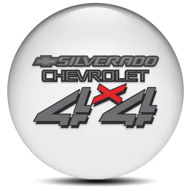 Chevrolet Silverado Emblem Wheel Center Caps Stylish Design