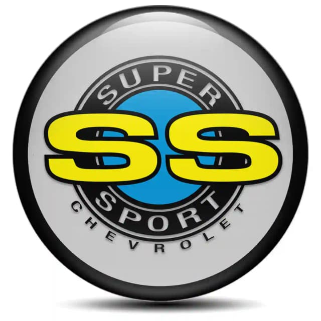 Chevrolet SS Domed Sticker Self-Adhesive Stylish Design