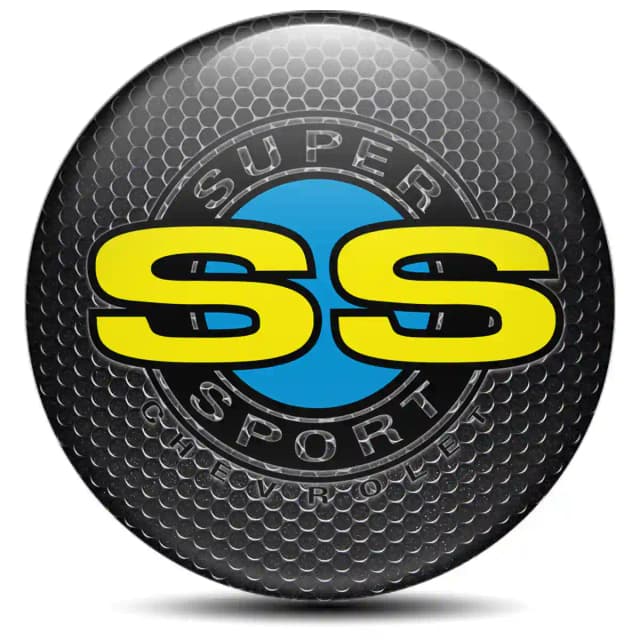 Chevrolet SS Domed Sticker Stylish Design