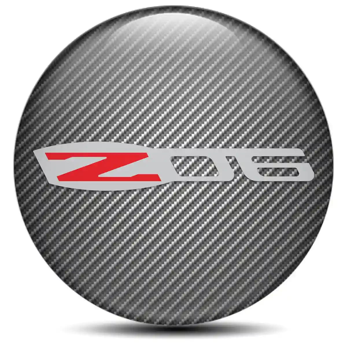 Chevrolet Z06 Domed Sticker Stylish Design