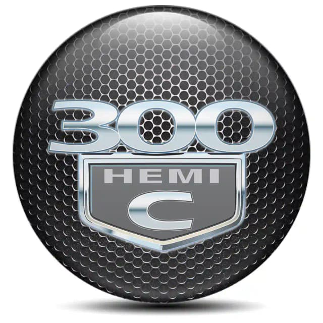 Chrysler 300 Hemi Badge Emblems Center Cap Stylish Design