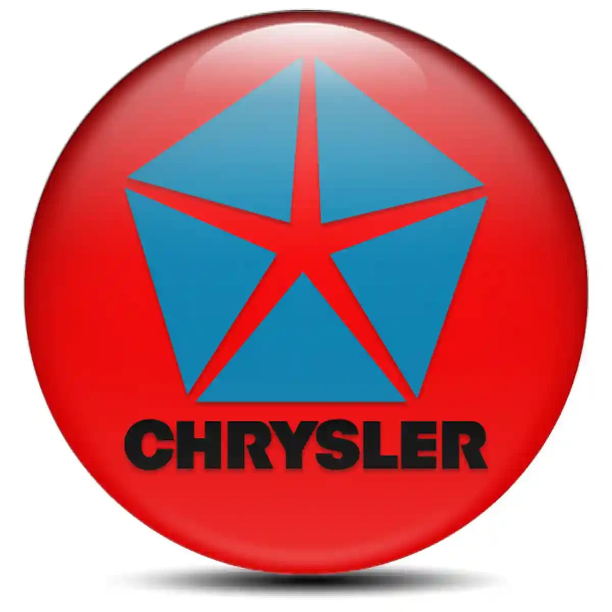 Chrysler Badge Emblems Center Cap High Quality