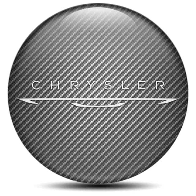 Chrysler Badge Emblems Center Cap Stylish Design