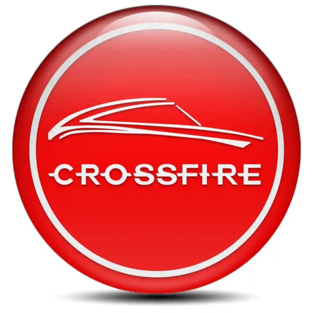 Chrysler Crossfire Logo Emblem Self-Adhesive Stylish Design