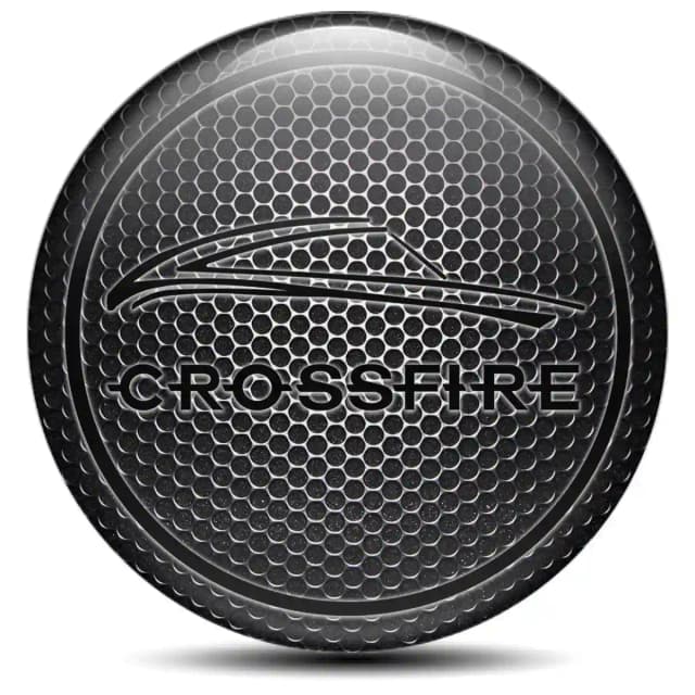 Chrysler Crossfire Logo Sticker Stylish Design