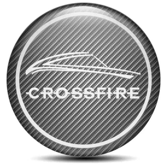 Chrysler Crossfire Wheel Emblem Self-Adhesive Stylish Design