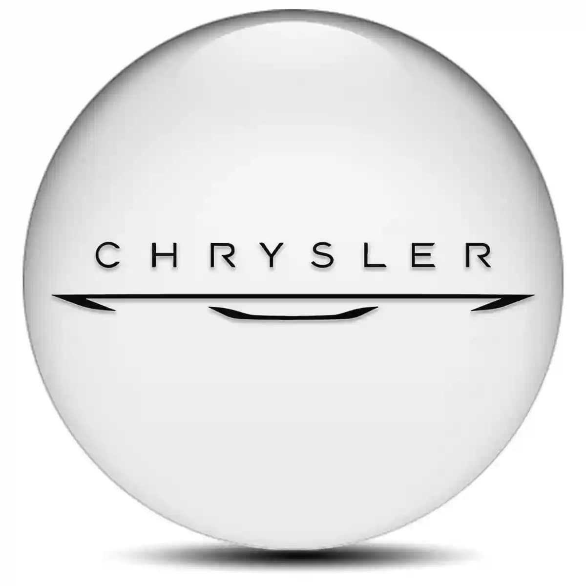 Chrysler Domed Sticker High Quality