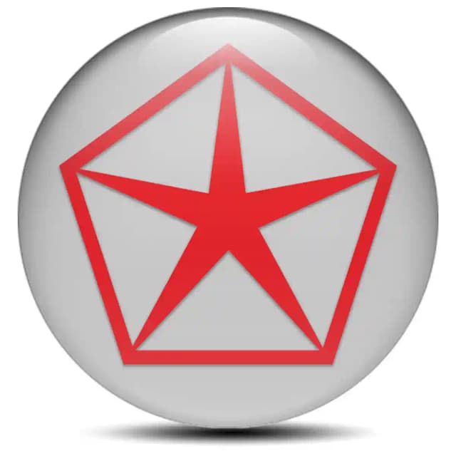 Chrysler Emblem Center Hub Cap Self-Adhesive High Quality