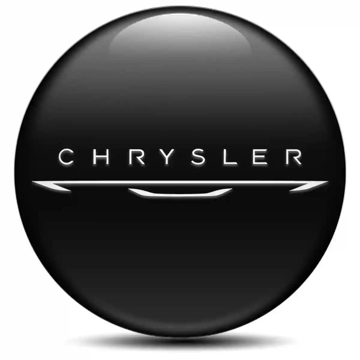 Chrysler Emblem Center Hub Cap Self-Adhesive Stylish Design