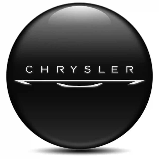 Chrysler Emblem Center Hub Cap Self-Adhesive Stylish Design