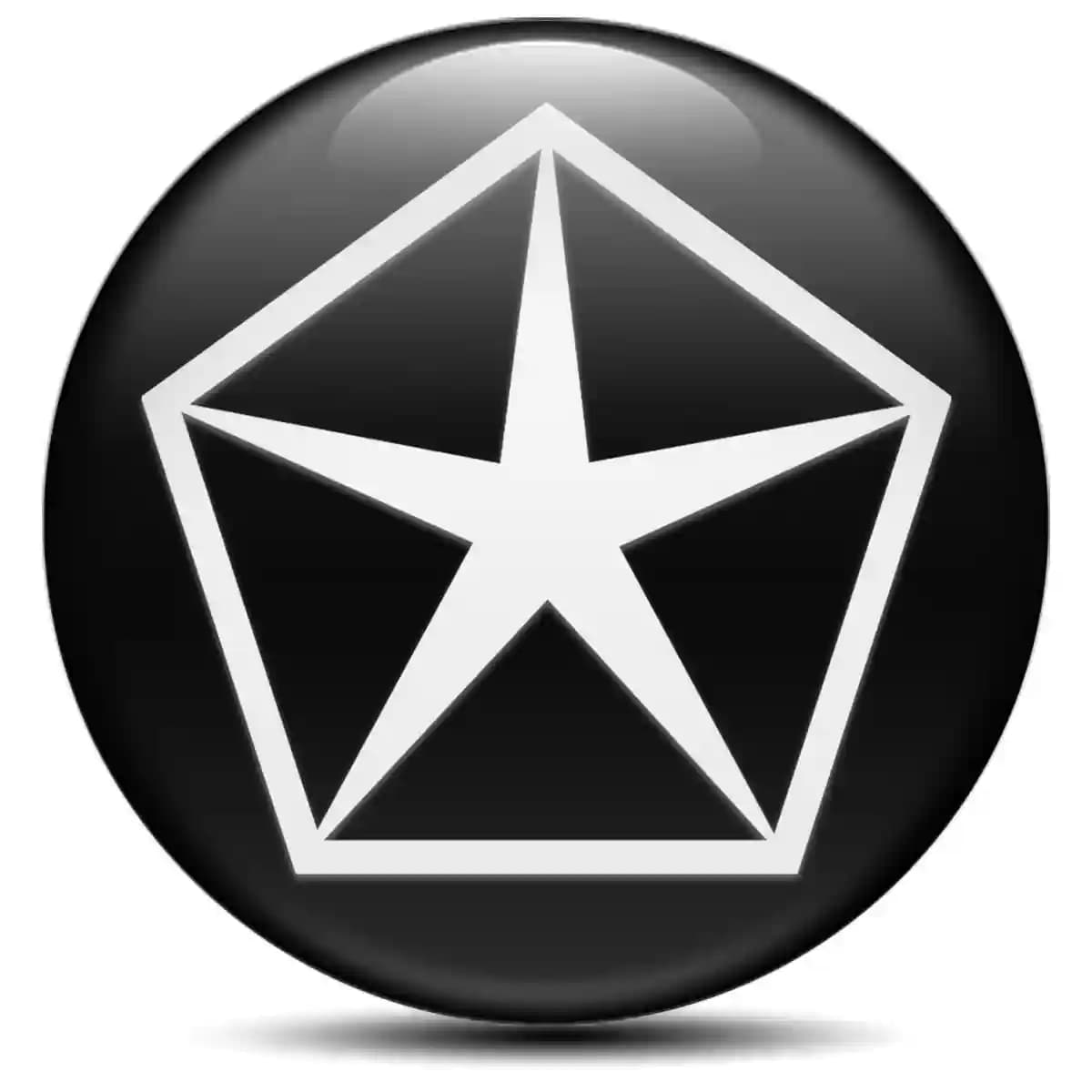 Chrysler Logo Emblem Self-Adhesive High Quality