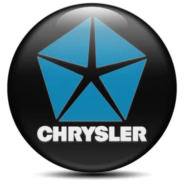 Chrysler Logo Emblem Self-Adhesive Stylish Design