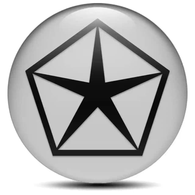 Chrysler Logo Sticker High Quality