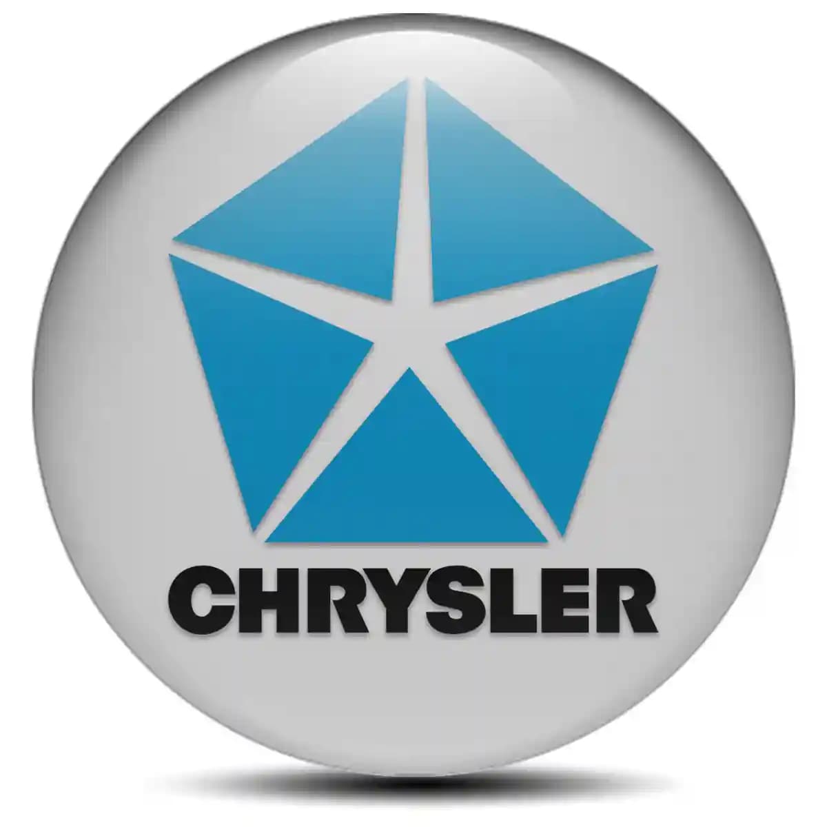 Chrysler Sticker Epoxy 3D Gel Stylish Design