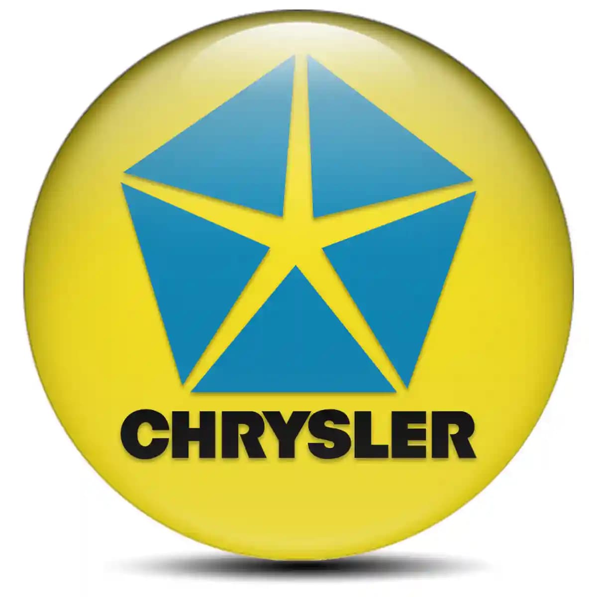Chrysler Wheel Emblem Self-Adhesive High Quality